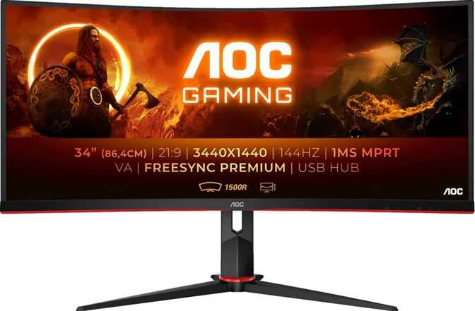 AOC AGON CU34G2X/BK 34"