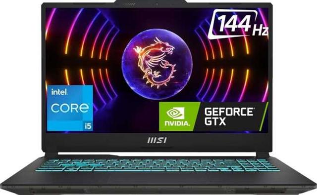 MSI CYBORG 15 A12UCX	15.6" FHD INTEL CORE I5-12450H 2GHZ / NVIDIA GEFORCE RTX 2050 LAPTOP / 16GB RAM / 512GB SSD